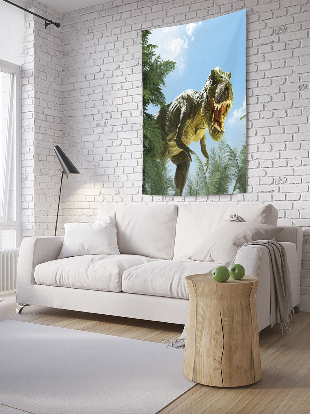 

Вертикальное фотопанно на стену JoyArty Хищный ящер 100x150 см, Хищный ящер