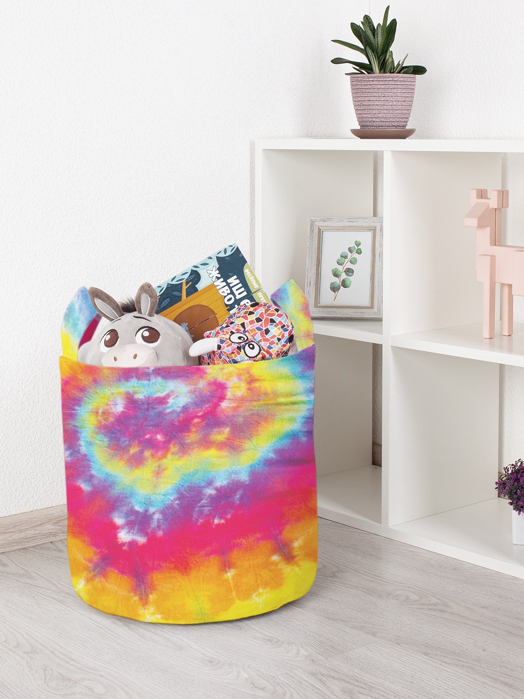 

Корзина для игрушек JoyArty 35x35 см toba_274845_S, Розовый