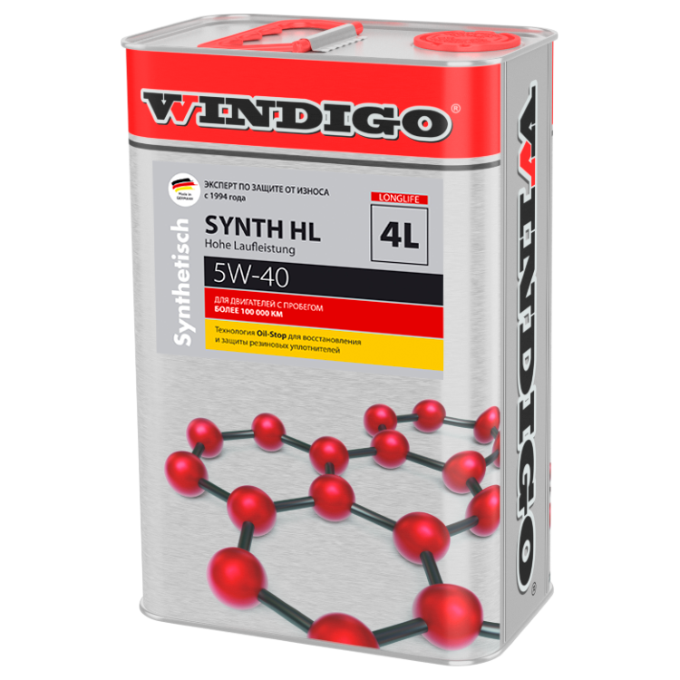 WINDIGO WINDIGO SYNTH HL 5W-40 (4 литра)