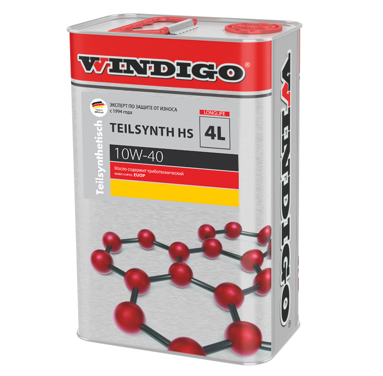 WINDIGO WINDIGO TEILSYNTH HS 10W-40 (4 литра)