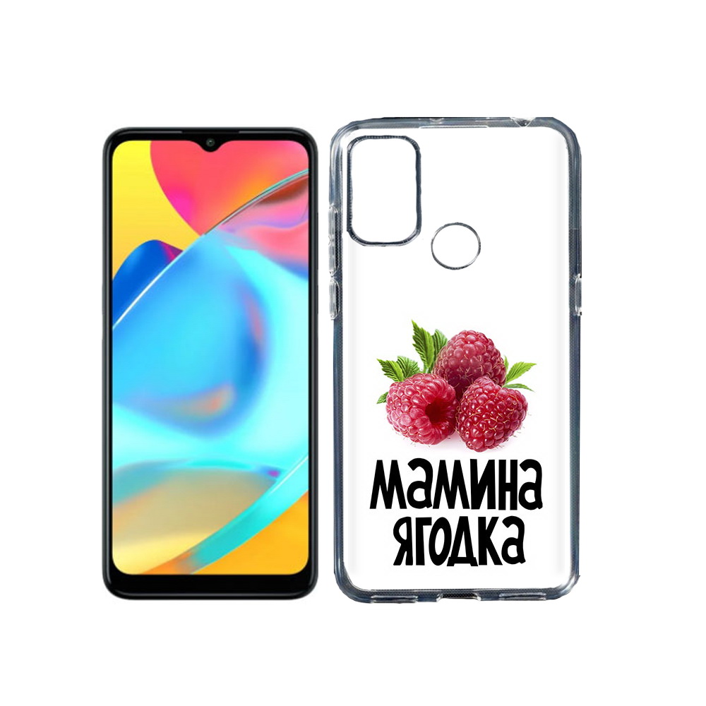 

Чехол MyPads Tocco для Alcatel 3L 6056H (2021) мамина ягодка (PT160724.669.456), Прозрачный, Tocco