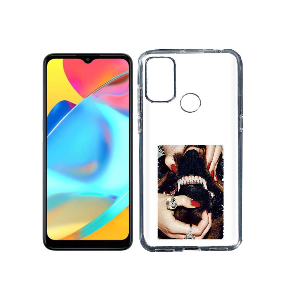

Чехол MyPads Tocco для Alcatel 3L 6056H (2021) маникюр (PT160724.669.457), Прозрачный, Tocco