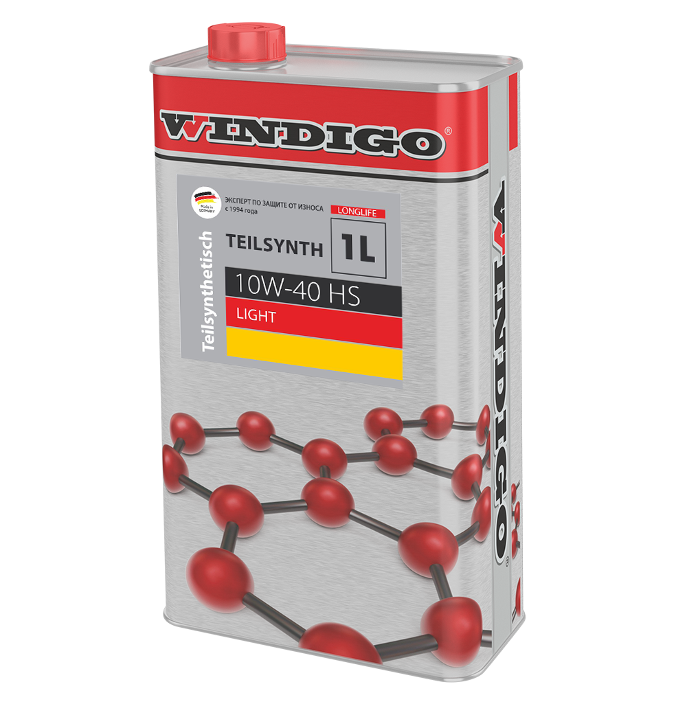WINDIGO WINDIGO TEILSYNTH HS 10W-40 LIGHT (1 литр)