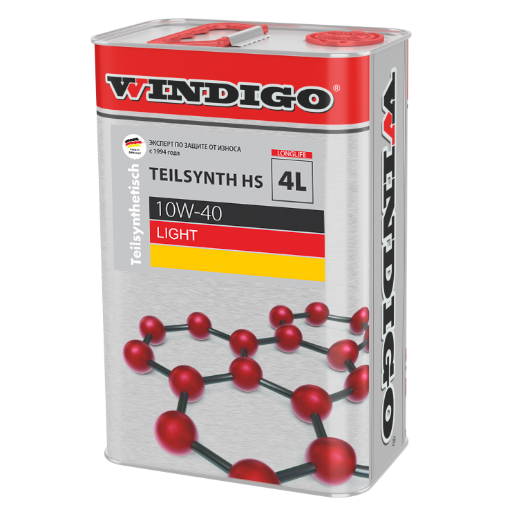 WINDIGO WINDIGO TEILSYNTH HS 10W-40 LIGHT (4 литра)
