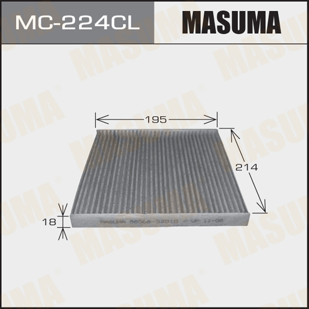 

MASUMA фильтр салона MC224CL
