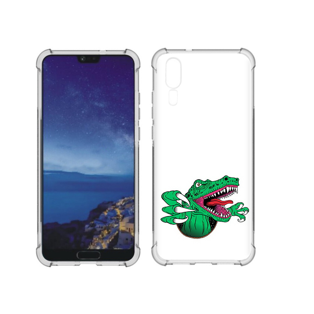 

Чехол MyPads Tocco для Huawei P20 крокодил (PT108006.52.417), Прозрачный, Tocco
