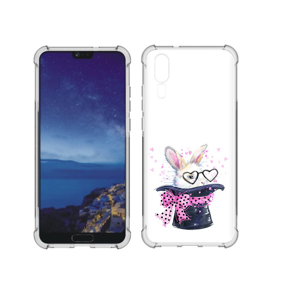 Чехол MyPads Tocco для Huawei P20 кролик в шляпе (PT108006.52.418)