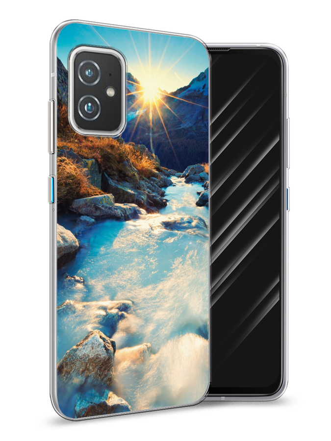 

Чехол Awog на Asus ZenFone 8 "Восход 7", Коричневый;белый;голубой, 44450-4