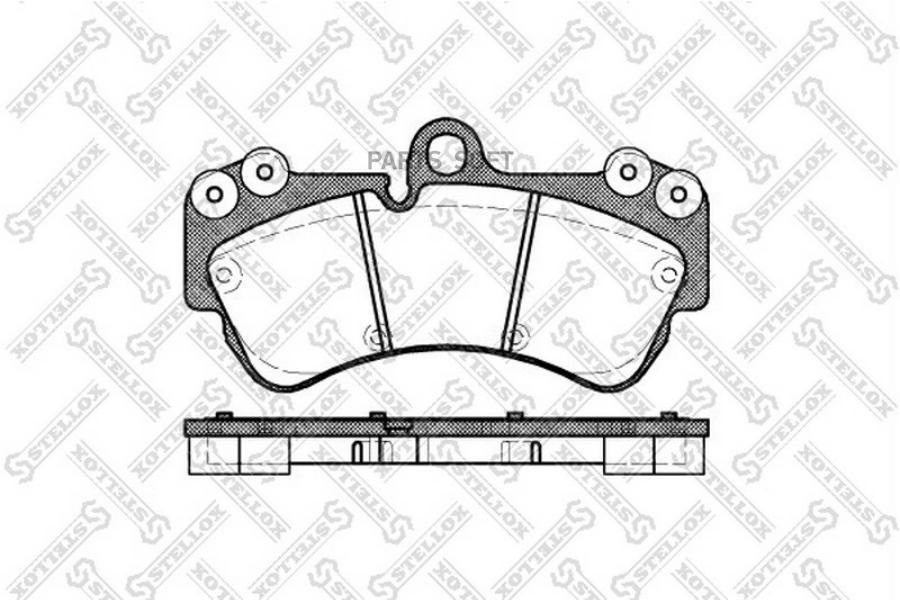 

Тормозные колодки Stellox 1005000BSX