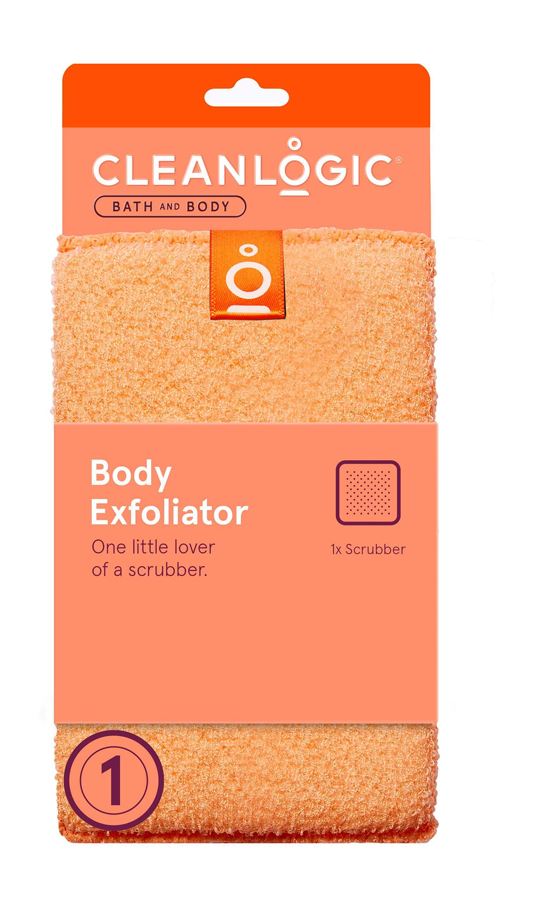 Мочалка для тела Cleanlogic отшелушивающая Bath & Body Body Exfoliator 32г