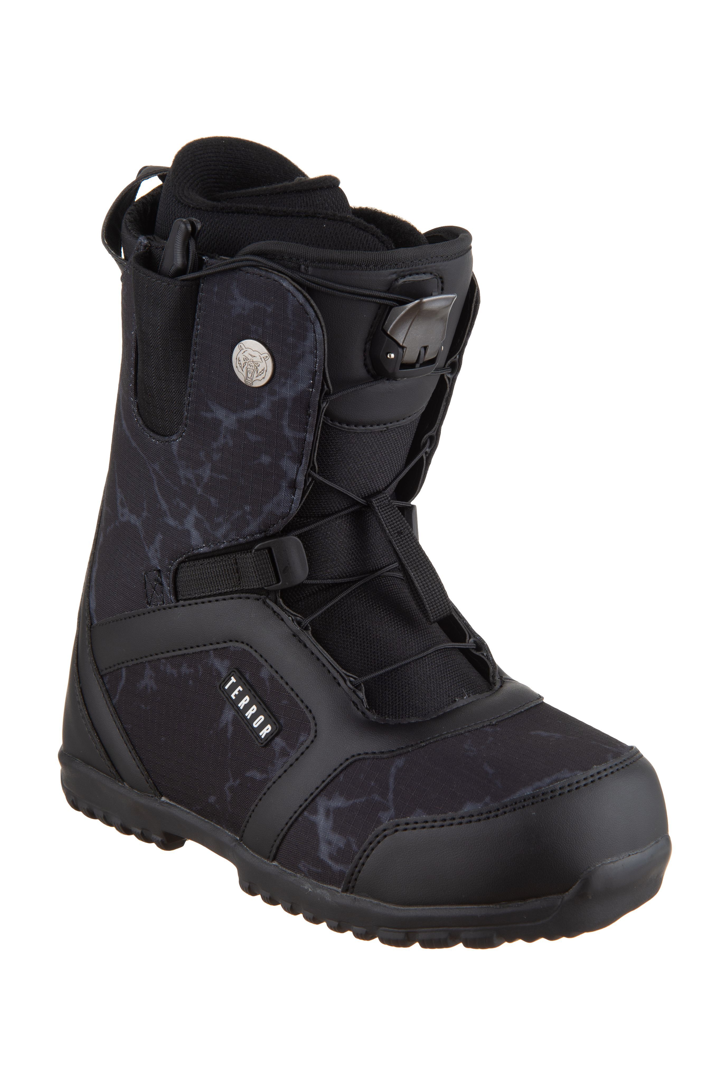 

Ботинки сноубордические TERROR CREW Fastec Black (43 RU / 29 cm), Черный, CREW Fastec