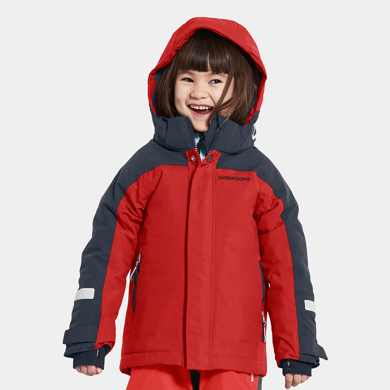 Куртка детская Didriksons, NEPTUN красный, 122