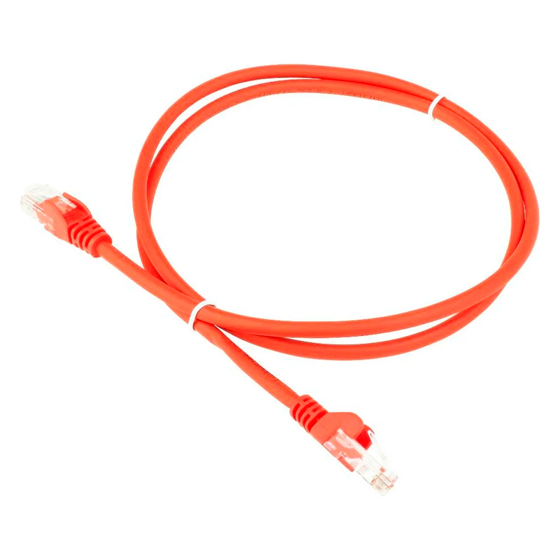 

Кабель NoBrand RJ45 - RJ45 вилка-вилка 3м (LAN-PC45/U5E-3.0-OR) оранжевый