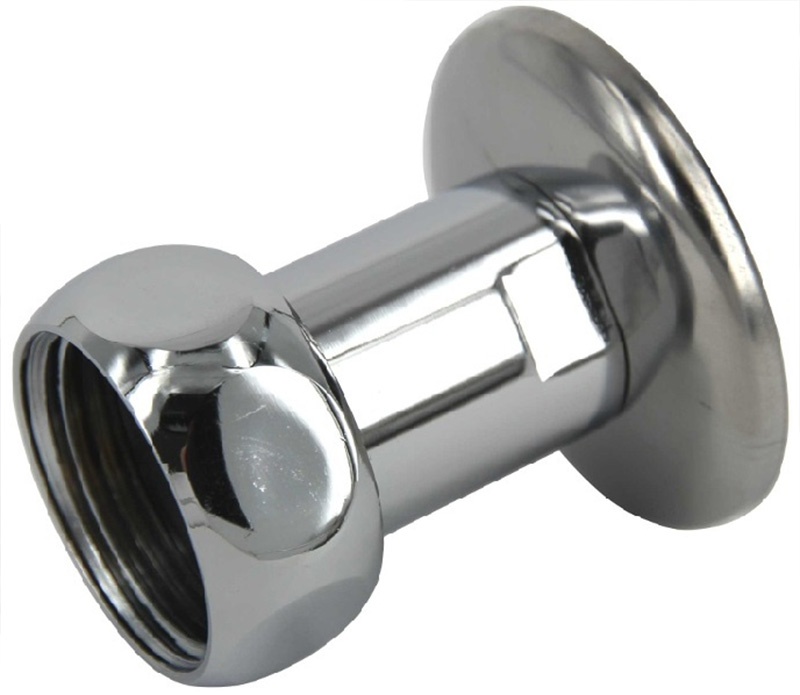 

Соединение для полотенцесушителя прямое, хром 1"x1/2" с отражателем
