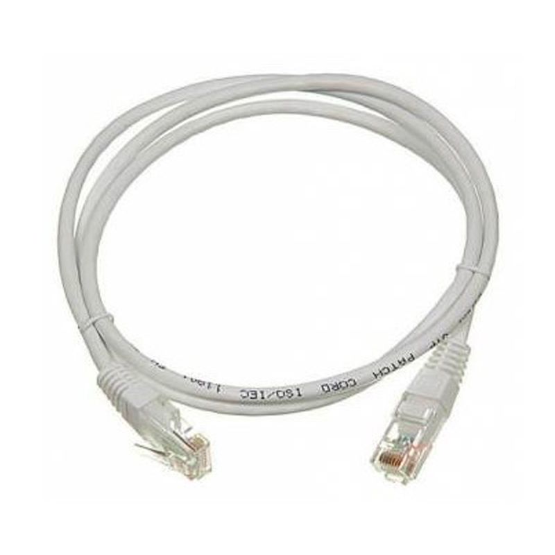 

Кабель NoBrand RJ45 - RJ45 вилка-вилка 2м (LAN-PC45/U6-2.0-WH) белый