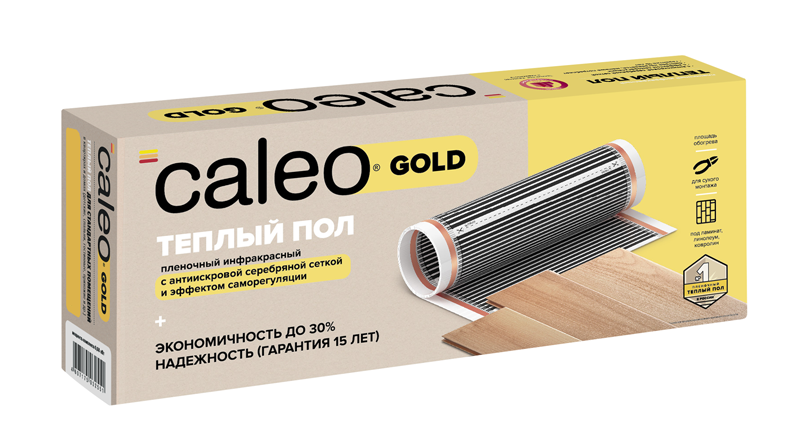 

CALEO Gold теплый пол пленочный инфракрасный 170Вт/340Вт (2 кв.м)