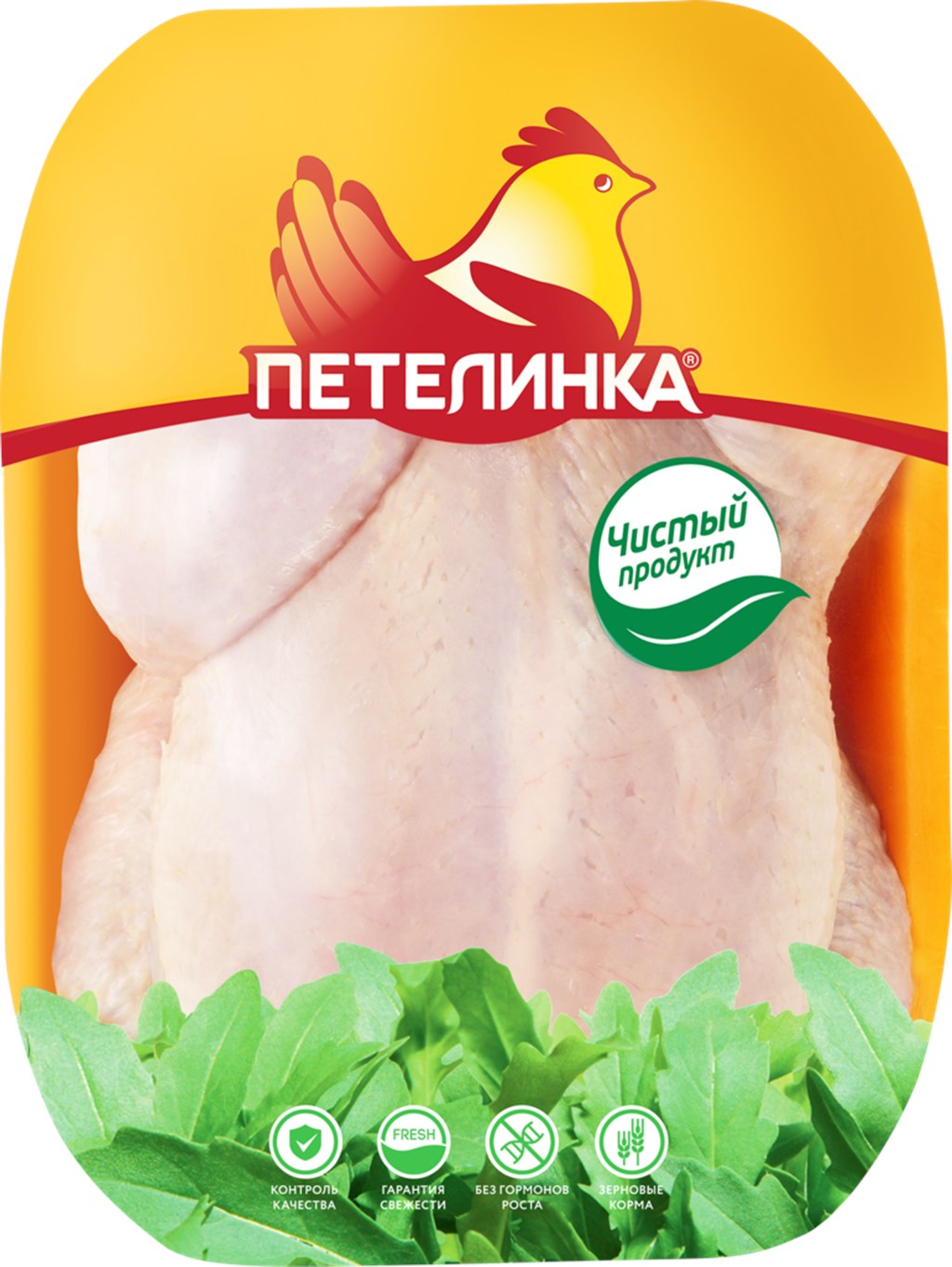 

Тушка цыпленка-бройлера Петелинка охлажденная +-1,6 кг