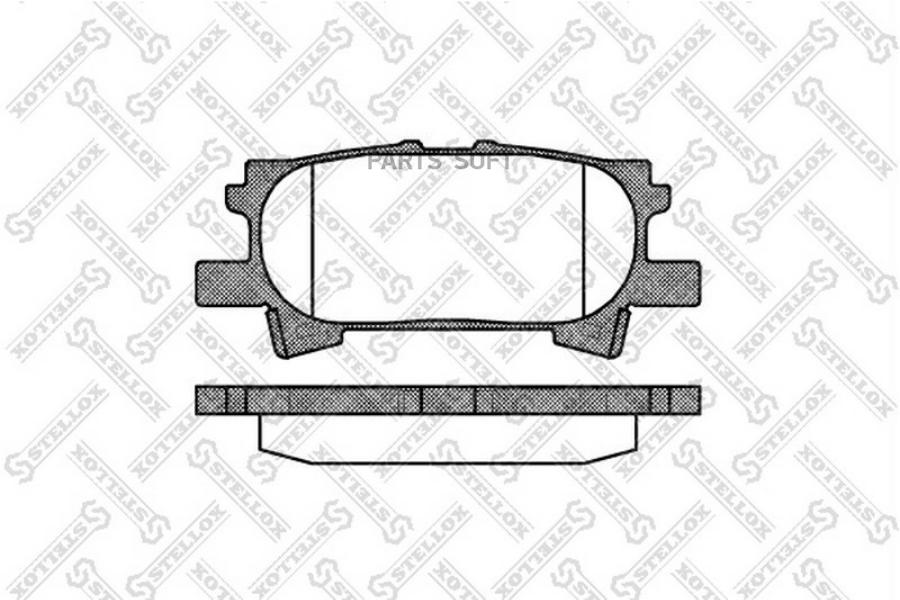 

Тормозные колодки Stellox 1051000SX