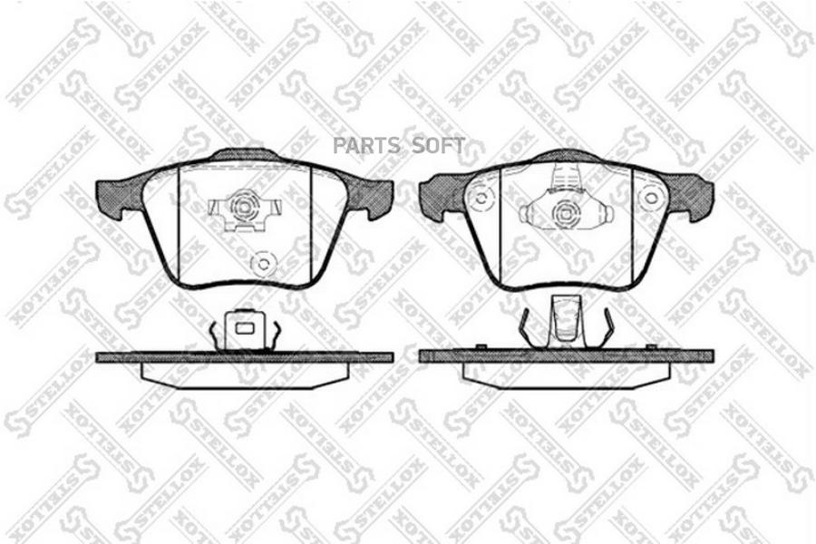

Тормозные колодки Stellox 1054000SX
