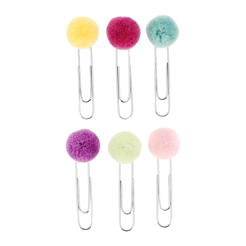 

Набор скрепок FUN Pom Pom 173861 6 штук, FUN