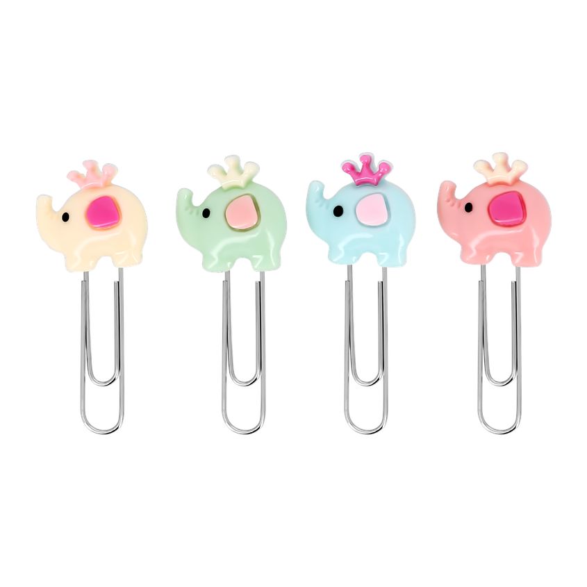 

Набор скрепок FUN Elephants 174397 4 штуки, FUN