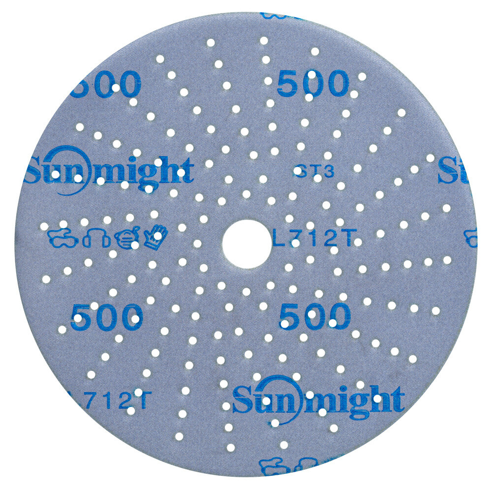 

Диск шлифовальный Sunmight Ceramic d150 мм P500 на липучку пленочная основа (5 шт.)