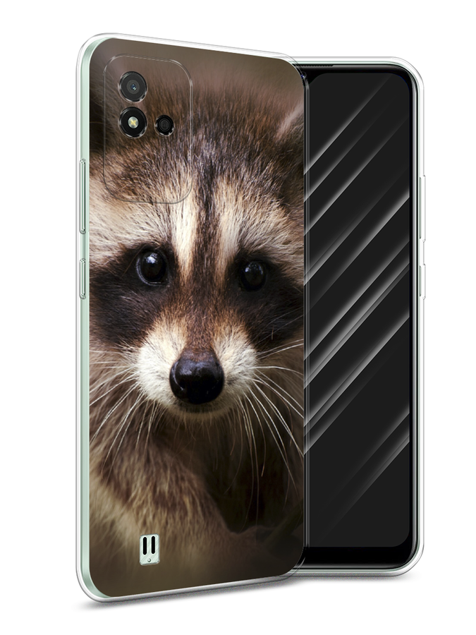 

Чехол Awog на Realme Narzo 50i "Енот", Разноцветный, 2510050-1