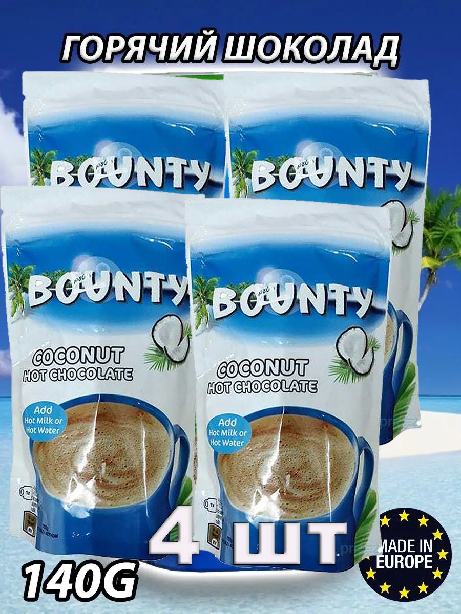 

Горячий шоколад Bounty, 140 г х 4 шт, bounty-hotchoco140-4