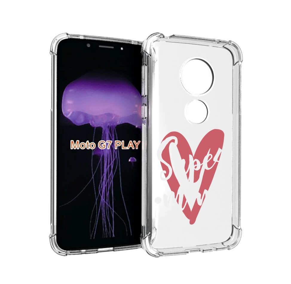 

Чехол MyPads супер-мать для Motorola Moto G7 Play, Прозрачный, Tocco