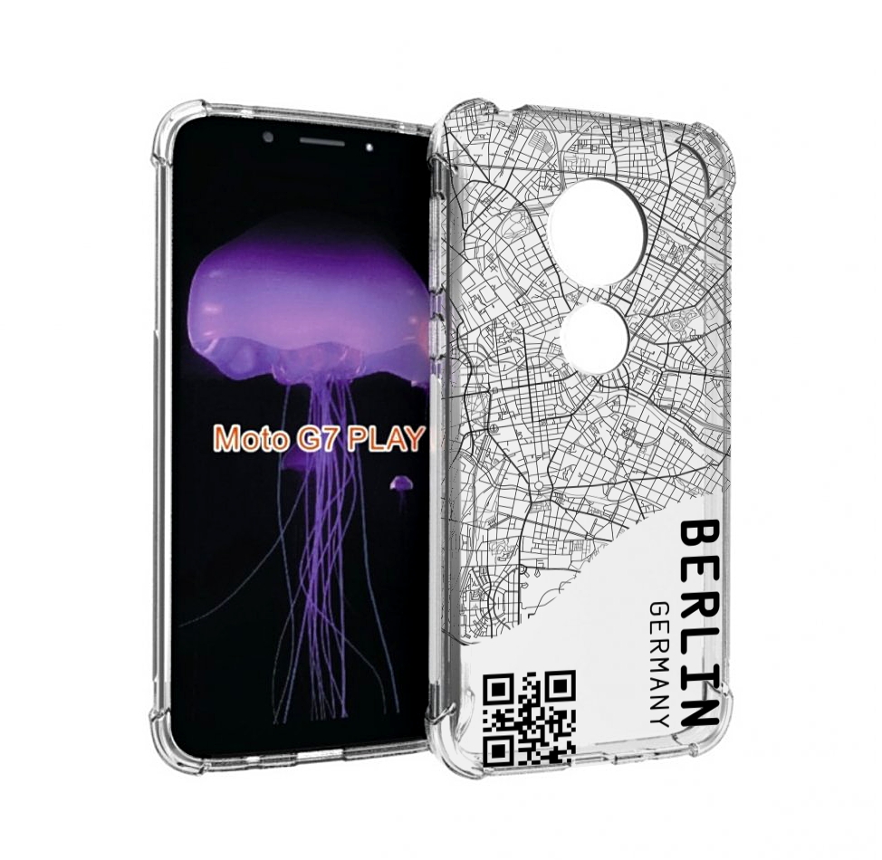 

Чехол MyPads схема-берлин для Motorola Moto G7 Play, Прозрачный, Tocco