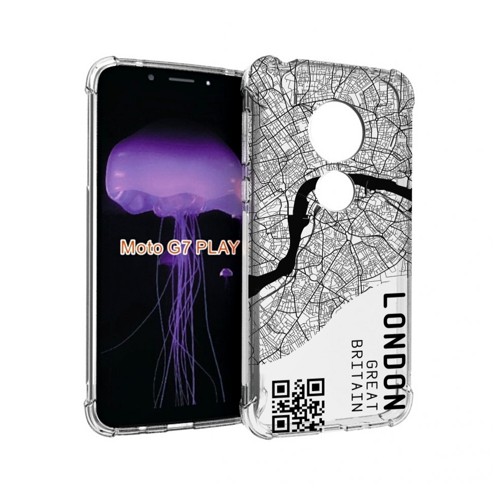 

Чехол MyPads схема-лондон для Motorola Moto G7 Play, Прозрачный, Tocco