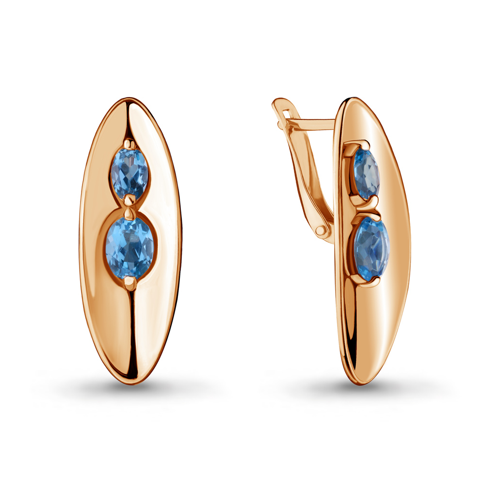 

Серьги из серебра с топазом Aquamarine 4721805_925_з, 4721805_925_з