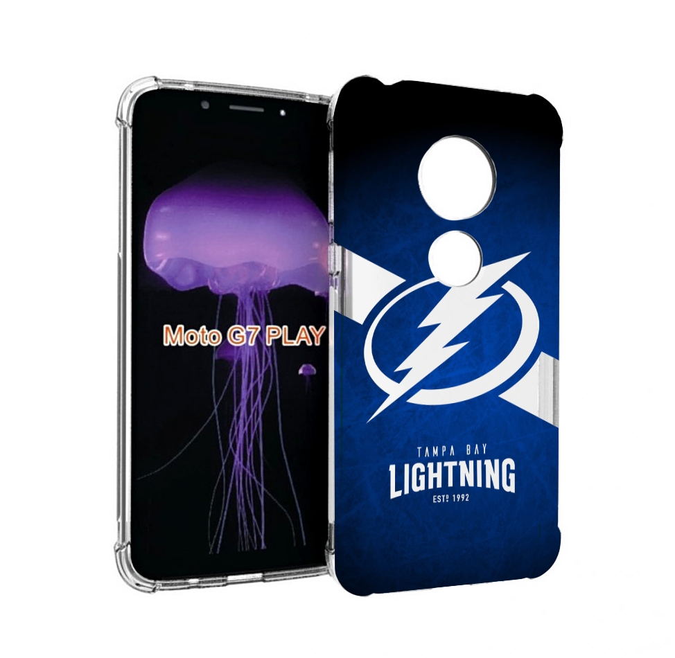 

Чехол MyPads тапа беи лаитнинг мужской для Motorola Moto G7 Play, Прозрачный, Tocco