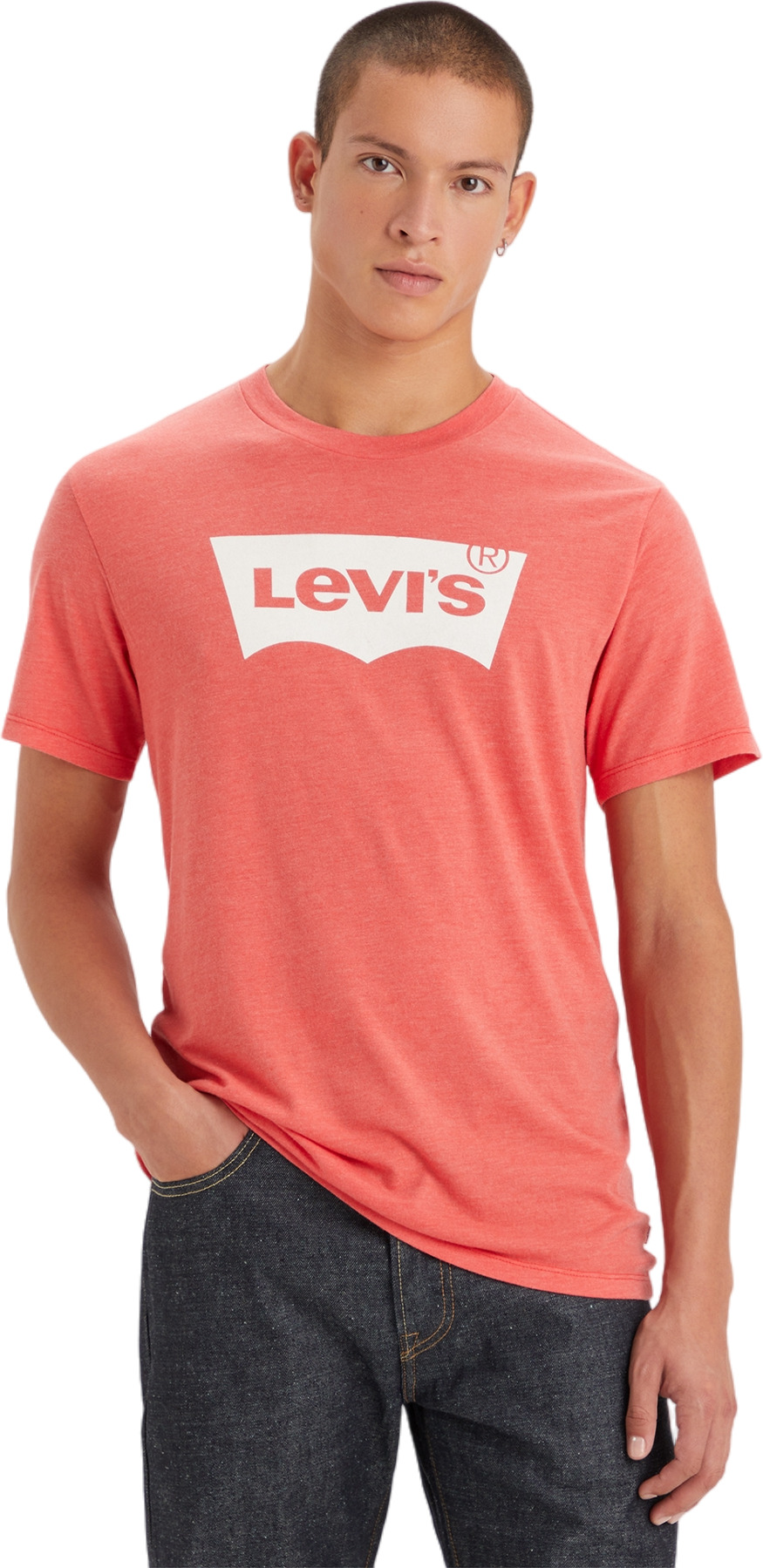 

Футболка мужская Levi's Men Graphic Crewneck Tee красная S, Красный, Men Graphic Crewneck Tee