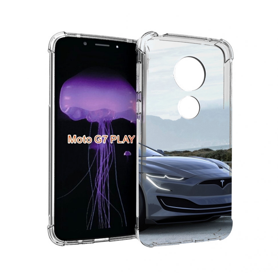 

Чехол MyPads tesla 2 мужской для Motorola Moto G7 Play, Прозрачный, Tocco