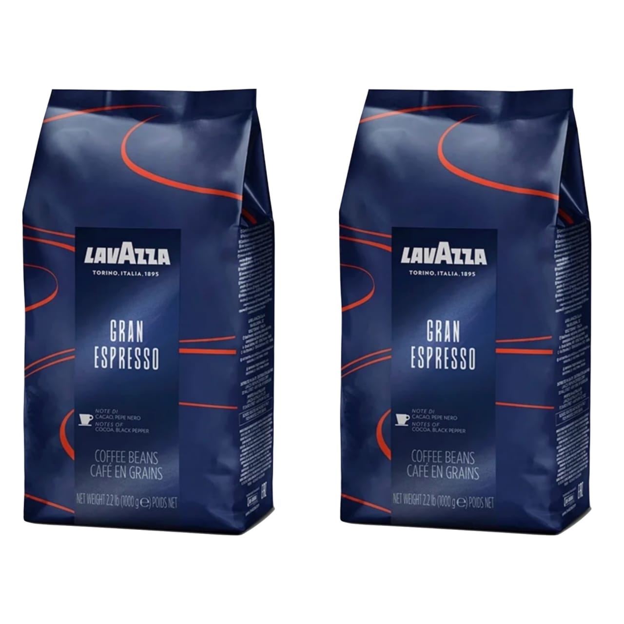 

Кофе в зернах Lavazza Gran Espresso, 1 кг х 2 шт