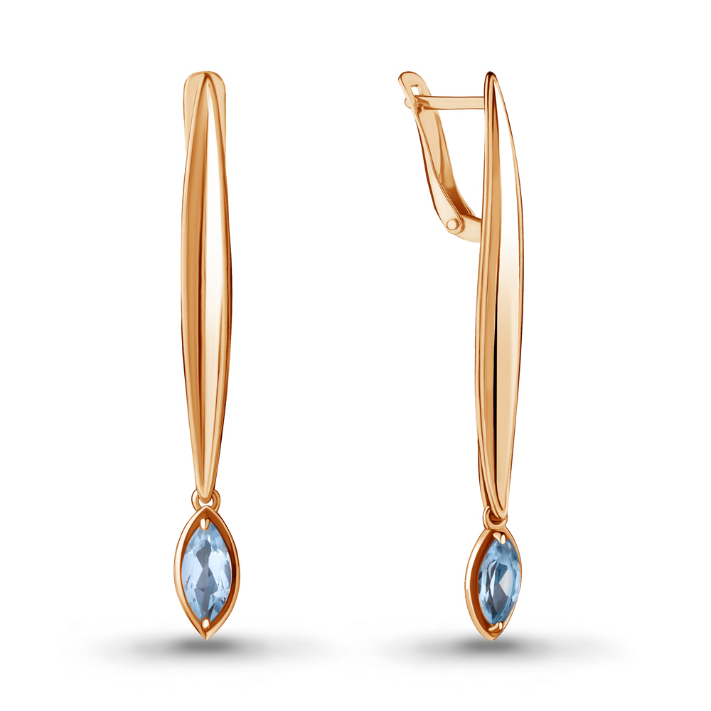 

Серьги из серебра с топазом Aquamarine 4721902_925_з, 4721902_925_з
