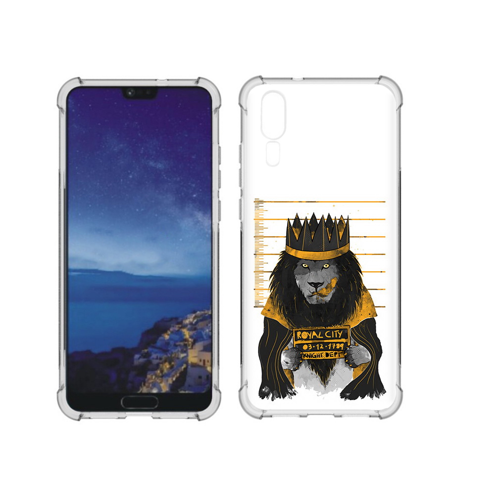 

Чехол MyPads Tocco для Huawei P20 лев в законе (PT108006.52.435), Прозрачный, Tocco