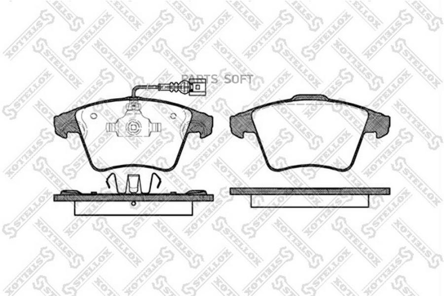 

Тормозные колодки Stellox 1056011SX