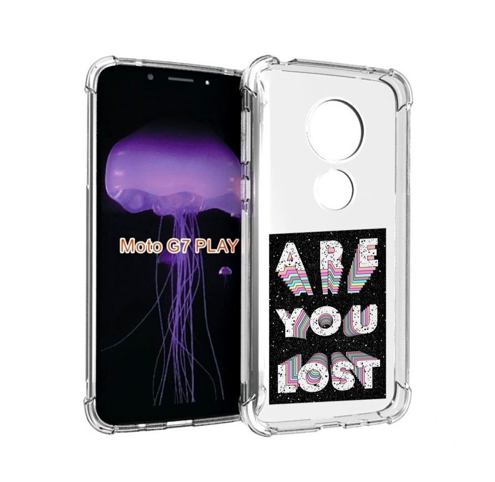 

Чехол MyPads ты пропал для Motorola Moto G7 Play, Прозрачный, Tocco