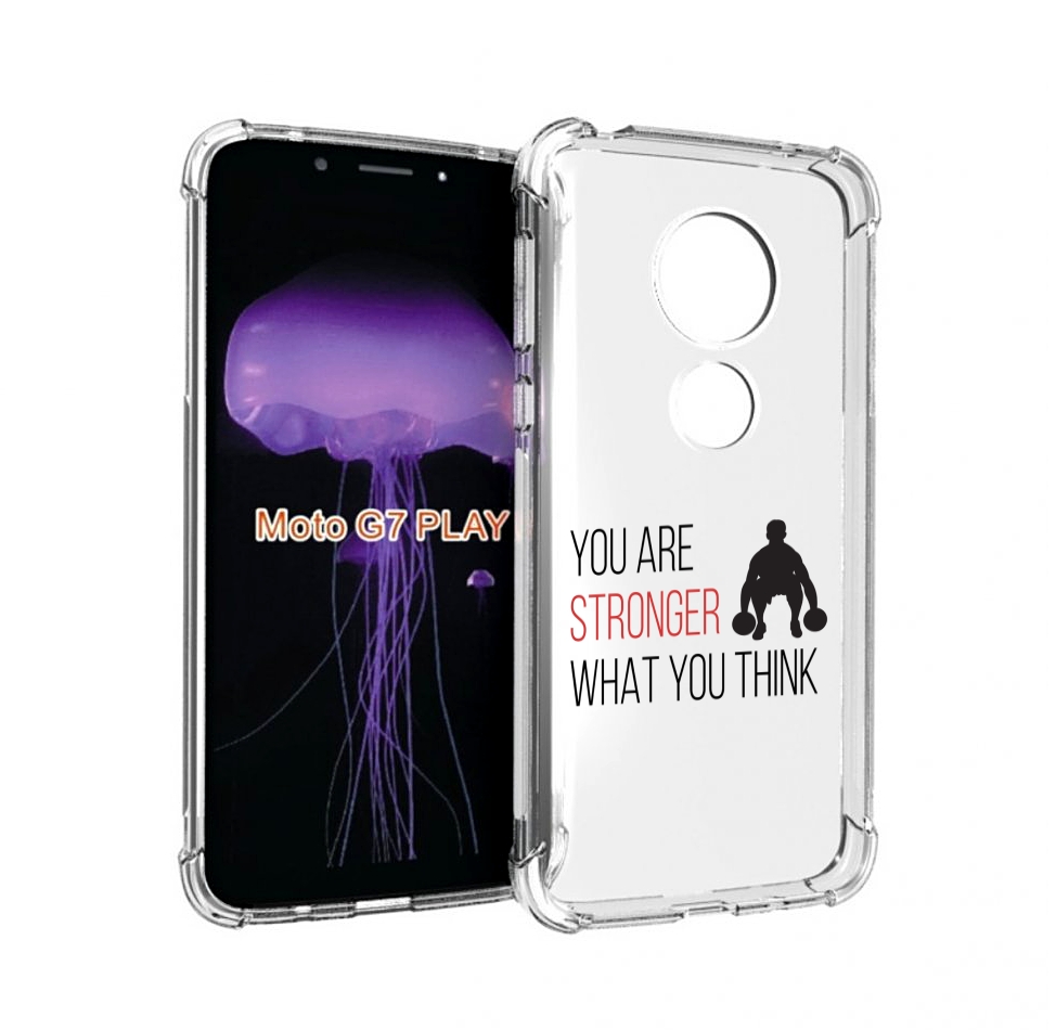 

Чехол MyPads ты-сильнее-чем-думаешь для Motorola Moto G7 Play, Прозрачный, Tocco