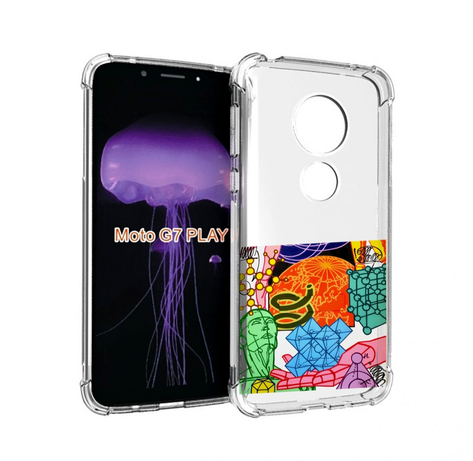 

Чехол MyPads физика-химия для Motorola Moto G7 Play, Прозрачный, Tocco