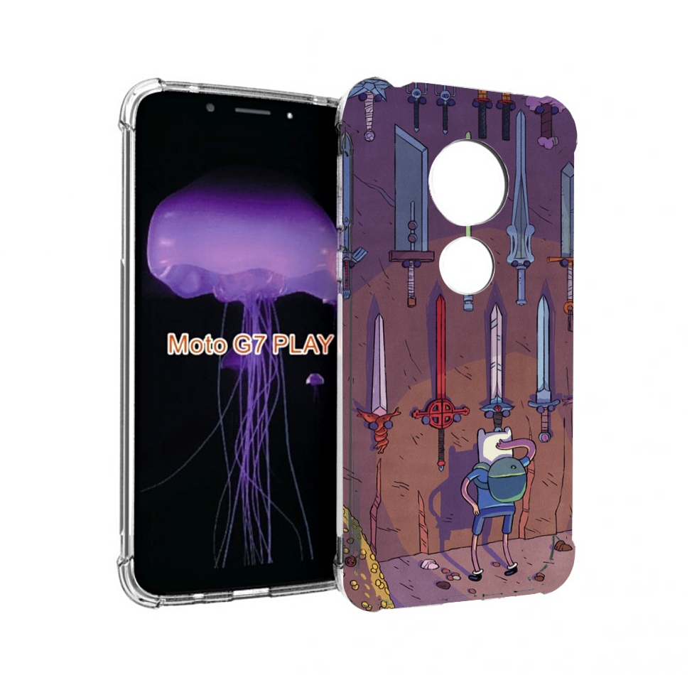 

Чехол MyPads фин ищет меч для Motorola Moto G7 Play, Прозрачный, Tocco