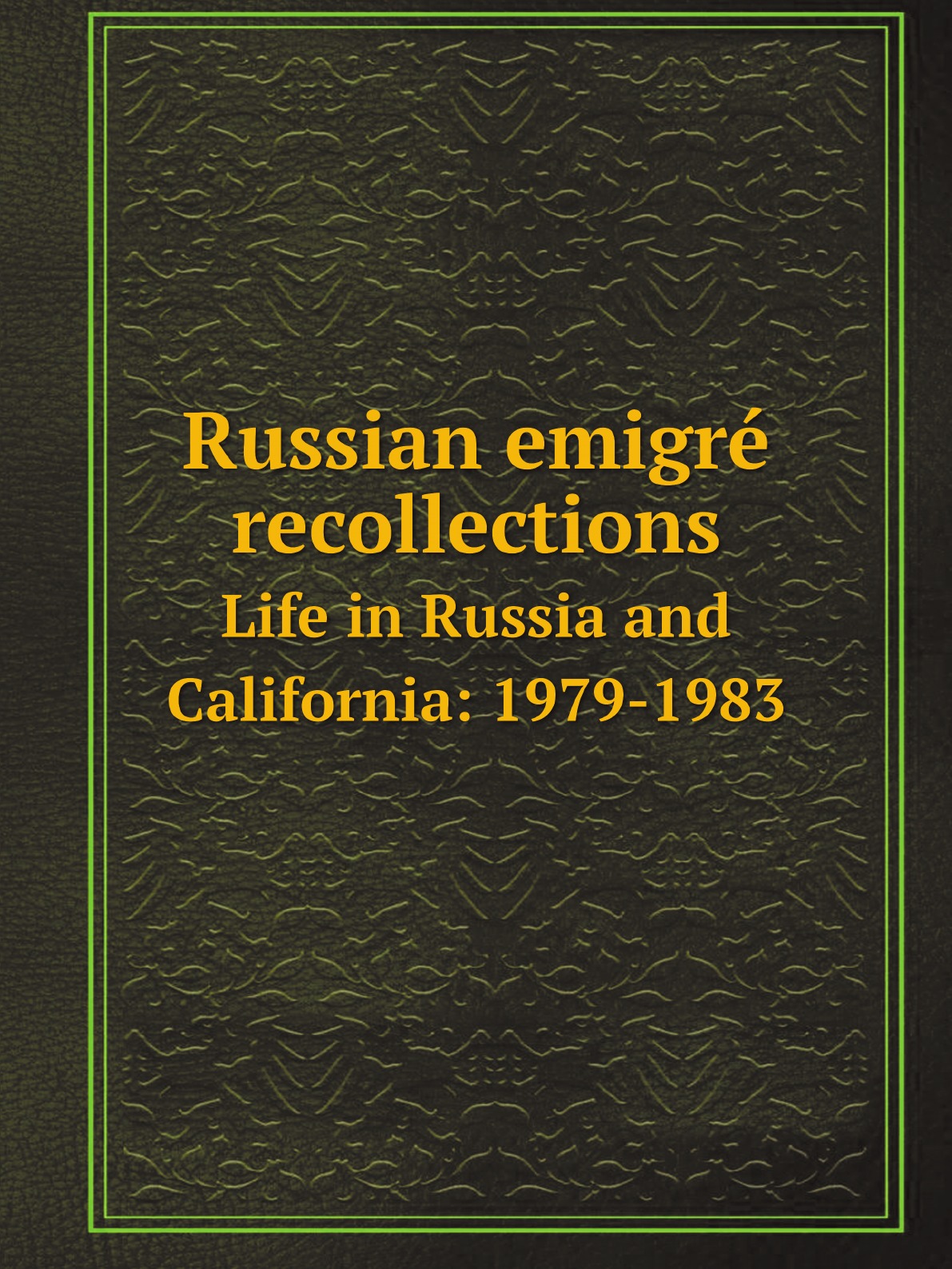 

Russian emigre recollections