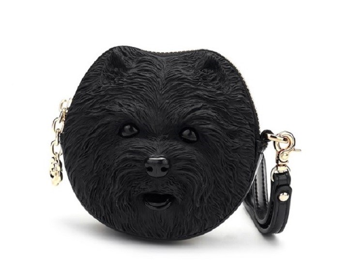

3D Мини сумка дикий черный кот, 21029