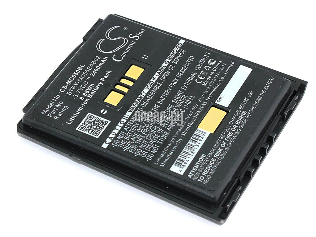 

аккум CameronSino(схож CS-MC550BL)д/термин сбора данн Motorola Symbol MC55 3.7V 2400mAh