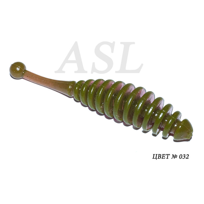 

Силиконовая приманка ASL Бу-Бу цв. 032,L-5см 10шт/уп, Бу-бу