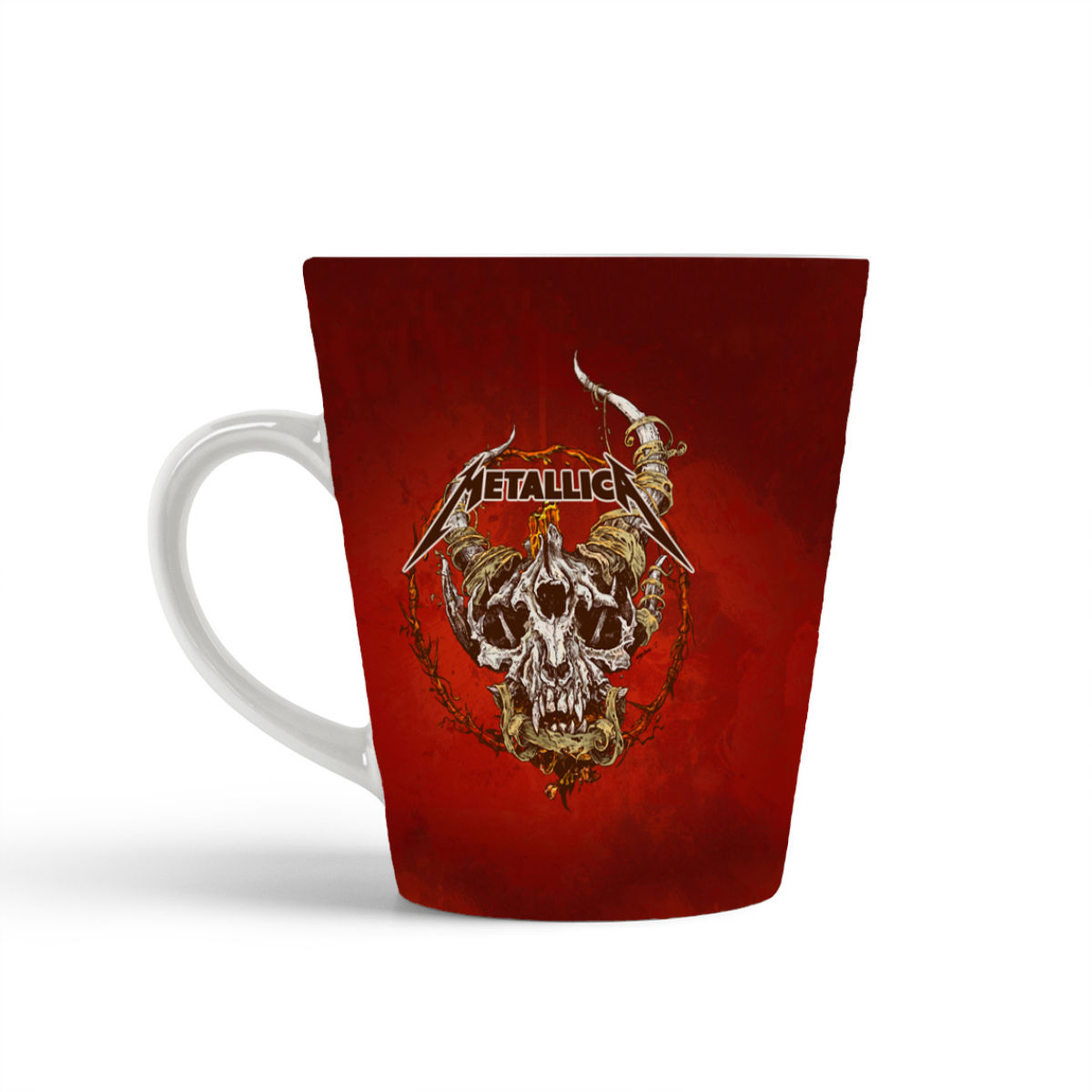 

Конусная кружка CoolPodarok Металика. Metalica. Череп6