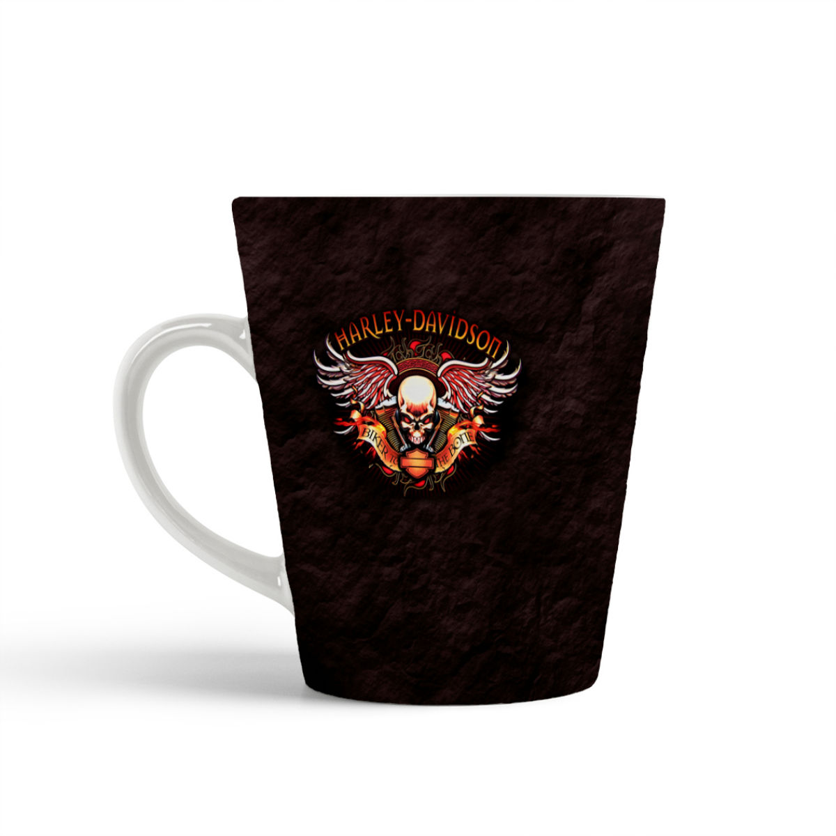 

Конусная кружка CoolPodarok Harley Davidson. Череп