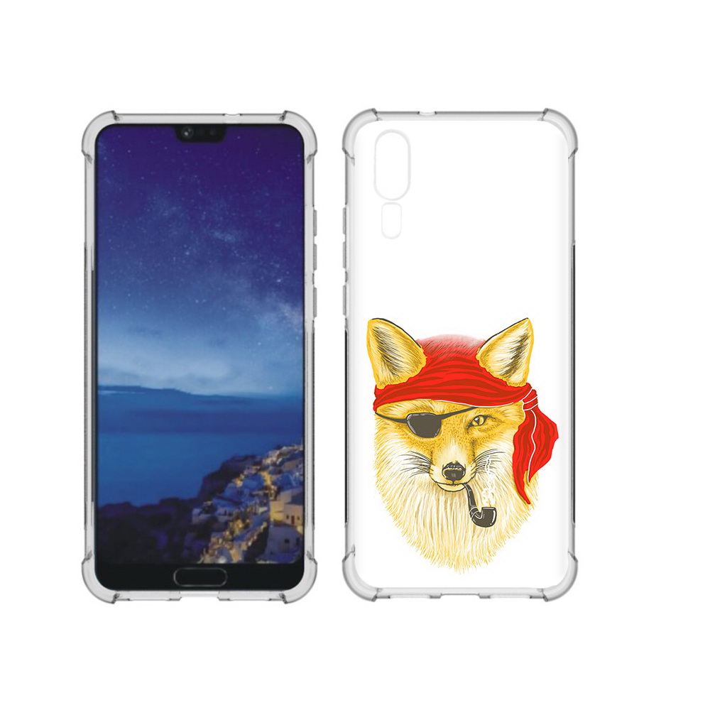 

Чехол MyPads Tocco для Huawei P20 лиса-пират (PT108006.52.440), Прозрачный, Tocco